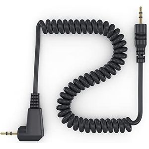 ayex Spiraal-adapterkabel voor bijv. timer afstandsbediening geschikt voor Pentax 645D K30 K50 IST-DL IST-K100D K200D compatibel met Olympus OM-D E-M1 Mark II E3