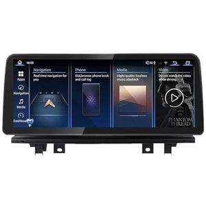 Autoradio compatibel met BMW X1 F48 2016-2022 NBT EVO-systeem Multimediaspeler Carplay(G12 4G64 NBT)