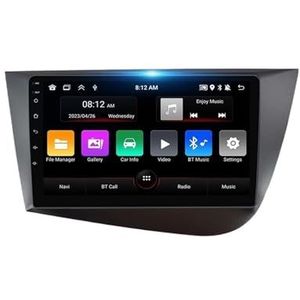Carplay Android autoradiospeler compatibel met Seat Leon MK2 2005-2012 autoscherm stereo 2 Din-systeem(SE05M90S)