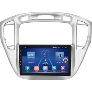 Android autoradio voor Toyota Highlander 2000-2007, 9 inch touchscreen autoradio Autoaccessoires met GPS Bluetooth FM RDS HiFi WiFi(F1 1+32G)