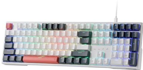 Redragon K668 - Gaming Toetsenbord - Mechanisch - 104 Toetsen - Hot-Swappable - RGB Verlichting