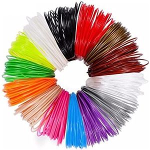 WMMNHY 3D Pen Special 1,75 mm PLA Filament 3D -printmateriaal 3D -printer 12Color Navuls Modellering Stereoscopic No Pollution 36m