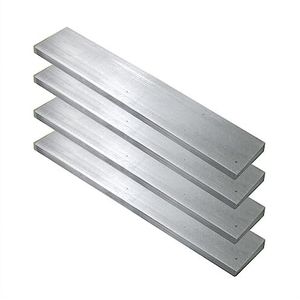 Vierkante Aluminium Flat Bar, 4 stuks aluminium platte staaf 6061 massief molenvoorraad, lengte 600 mm breedte 25 mm / 8 mm * 25 mm * 600 mm (Size : 5mm*25mm*600mm)