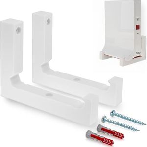 Wandhouder voor Fritz Repeater 3000 AX – tweedelige set met schroeven en pluggen – robuuste bevestiging voor optimale wifi-ontvangst – eenvoudige montage – Made in Germany