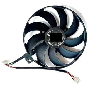 Computerkoelgedeelte compatibel met RX 5600 XT 5700 5700XT RX5700 3,346 inch T129215SU FDC10U12S9-C 6PIN RTX2060 RTX2070 GPU-ventilator (1 FAN-6PIN)