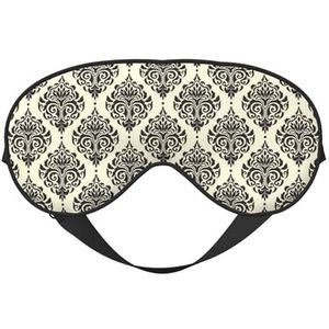 Aziatische olifanten afdrukken all-Occasion Sleep Eye Mask met dubbelzijdige verstelbare riem perfect voor ploegendiensten en reizen