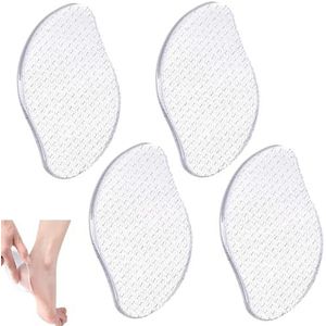 Glazen voetvijl, Crystal Feet Buffer, voet Skin Remover, Voeten Scrubber Dode Huid Remover, Professionele Pedicure Tools Thuis, Hiel Schraper voor Gebarsten Hakken Heavy Duty (4 stuks)