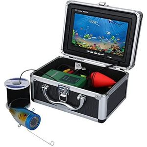 Onderwaterviscamera, 7 inch 1000TVL onderwater vissen videocamerakit 12 PCS LED Infrarood Lamp Lights Video Fish Finder Lake Underwater Fish Cam(F007M-20M-IR)