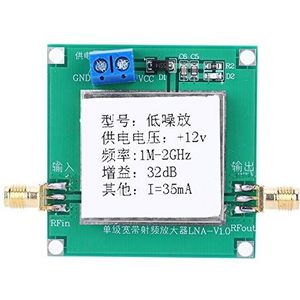 RF Breedbandversterker, 12 V 0,01-2000 MHz 32dB Geluidsarm AMP LNA Versterker Breedband Module Ontvanger, Radio Graan Afstandsbediening Afstand Ontvangen