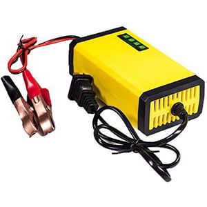 Auto-acculader 12V 2A Automatische Motorfiets Battey Charger Adapter for Lood-zuur Nat Droog AGM GEL Batterij 7AH 12AH 14AH 20AH Met Led Indicator Anti-overspanning