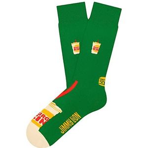 Jimmy Lion Sokken van Burger King van hoogwaardig, gekamd katoen zijn een echte blikvanger, Burger King Soda - Groen, 36-40 EU