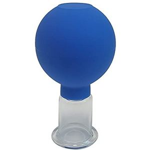 Glas Veiligheid Vacuüm Cupping voor Massage Terug Gezicht Arm Terug Chineses Therapie 3.5 cm