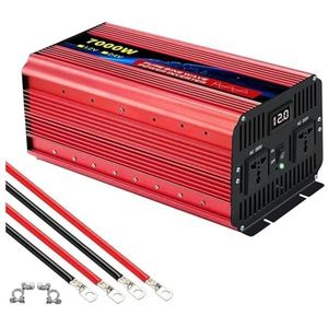 Spanningsomvormer 5000 Watt 12V DC Naar 230V/240V AC Omvormer Auto-omvormer Met Twee Koelventilatoren Zuivere Sinusgolf Omvormer(12V 7000W 220V)