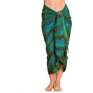 PANASIAM Sarong B006 Green blue, L