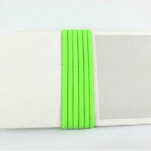 5/10M 3/5mm Elastisch Haarband Schoenen Ronde Touwen Koord Zachte Elastiekjes BH-kapje Nylon Elastiek Touw Naaiaccessoires-Fluorescerend Groen-3.0mm-5Meter