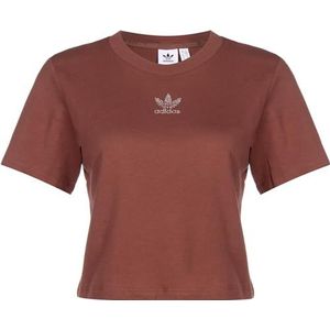 adidas Cropped Tee T-shirt, Earth Brown, 46 dames