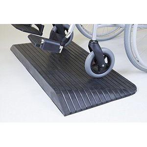 Rubberen Drempelhulp Schuin - 5 Cm