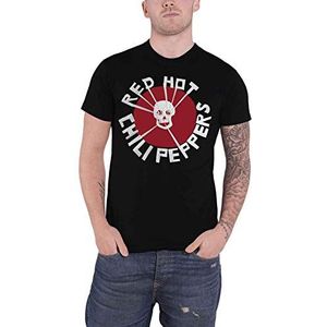 Red Hot Chili Peppers T Shirt Flea Skull Band Logo nieuw Officieel Mannen