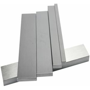 Roestvrijstalen platte staafplaat, 1 stuks 316 roestvrijstalen staafplaat, lengte 100 mm dikte 3/4/5/6/8/10 mm breedte 10/15/20/25/30/40/50 mm metalen strip(Thickness 5mm,50x100mm)