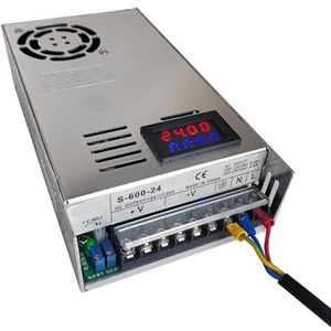 FTMRBOQI 500 W 600 W Verstelbare Schakelende Voeding Digitale Display 12 v 15 24 27 36 v 48 v 50 60 72 V AC DC LED Power (0-48V)
