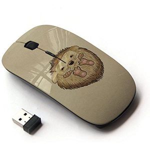 KawaiiMouse KawaiiMouse [Optische 2.4G draadloze muis] Egeldoornen schattige tekenkunst met dieren