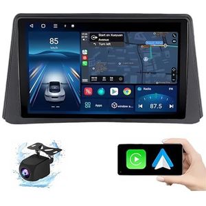 Android 14.0 2 Din Autoradio 9"" Touchscreen Auto Stereo voor Opel Mokka 2012-2016 met Draadloze Carplay Android Auto GPS navigatie AHD Omgekeerd beeld Stuurwielbediening(P2(2G+32G))