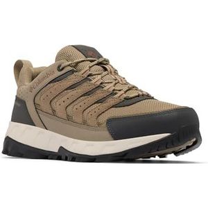 Columbia Mens Strata Trail Low Waterproof, Pebble/Spice, 9