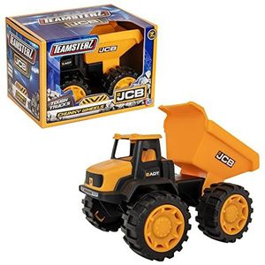 HTI JCB 7 Inch Kiepwagen | JCB Speelvoertuigen voor bouwvoertuigen | Binnen, buiten en zandbak bouwvoertuig speelgoed | Speelfiguren en voertuigen voor kinderen | Bouwvoertuigen en vrachtwagens | 18M+