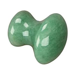Jade paddestoel massage steen groene massage roller cellulitis rimpel oog acupunt schoonheid tool gezondheidszorg 1 stuk (kleur: multi)