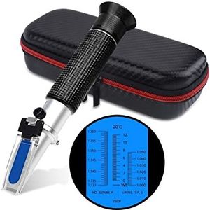 Handheld klinische medische refractometer ATC Urine/serum -eiwitfysiologische vloeistofconcentratiemeter