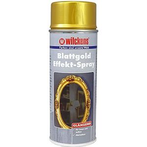 Wilckens Effect bladgoud bladzilver goud zilver spray 400ml spuitbus lak (bladgoud)