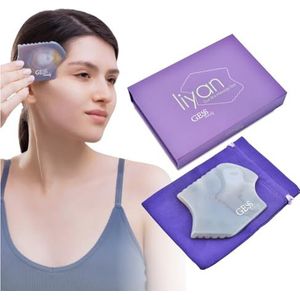 GESS Gua Sha Natuursteen Agaat, unieke vorm, gezichtssteen voor gezichtsyoga, guashasteen, dubbele kin verwijderaar, gezichtsmassageapparaat tegen rimpels, lymfedrainage, gezichtssculptor