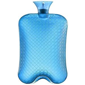 Warmwaterkruik Warmwaterkruikbed Warme Taille Warme Rug Warmwaterkruik, Geschikt Voor Volwassenen Kruik Warm Winter (Color : Blu, Size : 36 * 21 cm)