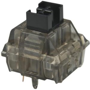 SXFSFEF V2 5pin schakelaars POM Stem PC behuizing roze zwart mechanisch toetsenbord vooraf gesmeerd (kleur: doos zwarte inkt 70 stuks)