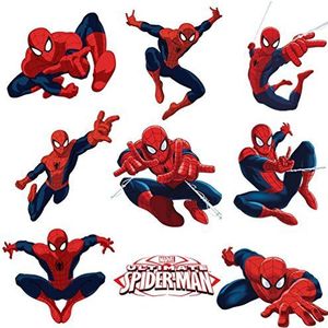 Marvel Spiderman Sticker Pack voor Kids Room Muurdecoratie | Peel en Stick Muursticker voor Ultimate Spider-man Party Decoratie door Dekosh