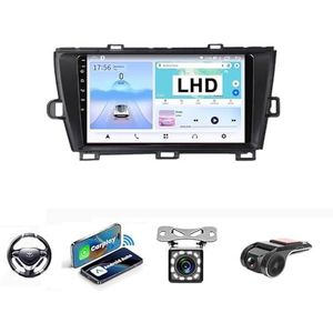Android 13 Multimedia Stereo Video Speler Voor Toyota Prius XW30 2009-2013 Ondersteunt Car-play Android Auto/Bluetooth/FM AM RDS DAB+ Radio/Stuurbediening(NF-1 4Core 1+32G)