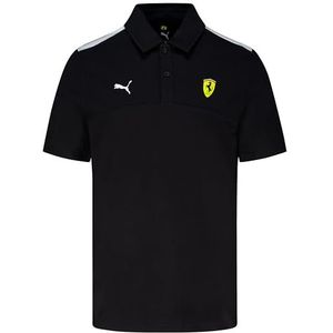 PUMA Scuderia Ferrari F1 Poloshirt voor heren, Zwart, XXL