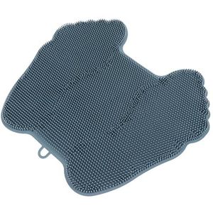 Voetverzorging 1Pc Siliconen Voetborstel Douche Acupressuurmat Siliconen scrubbers Voetmassage Scrubber Siliconen Voet Scrubber Voetmassage mat Voetborstel Schonere voeten Pedicure Borstel (Color : G