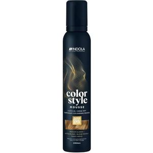 Indola Color Style Mousse Medium Blonde, Aloë, 200ml