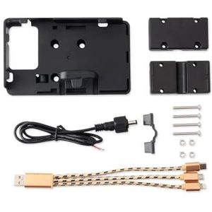 GPS Mobiele Telefoonbeugel Voor BMW Voor R1200GS R1200 GS Navigator Gps Draagbare Oplader Usb Motorfiets Telefoon Navigatie Ondersteuning Africa Twin CRF1000L 800GS Navigatiebordbeugel
