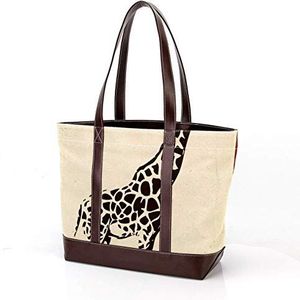 Laptop Tote tas met rode kersenbloesem print, draagtas schoudertas casual canvas zakelijke werk draagtas aktetas voor computer school kantoor