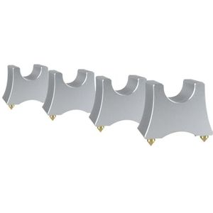 Pack van 4 stks HiFi Kabel Stand Ondersteuning Spikes Metalen Speaker Kabel Tray Beugel