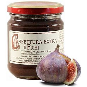 Extra jam van San Benedetto-vijgen - Italiaans ambachtelijk product (1 potje 210 gram)