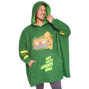 Marvel Deken hoodie voor mannen en tieners - gezellige oversized fleece hoodie one size warme loungewear - geschenken voor hem, Groen Groot, One Size