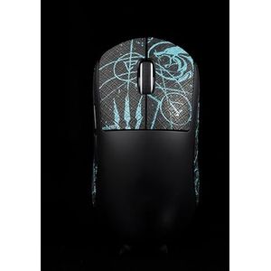 Hokeyio Muisgrepen voor Logitech G Pro X Superlight Antislip Zuig Zweet Pre Cut Zonder Muis Donkerblauw 0.4mm…