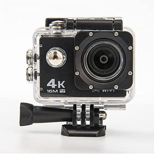 Actiecamera, 4k HD Waterdichte Sportcamera Outdoor Video Camera Duiken DV Camera sportvideocamera(Nero)
