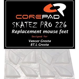 Corepad Skatez Mouse Skates Vervangende Muisvoeten (Vancer Grexta/BT.L Grexta)