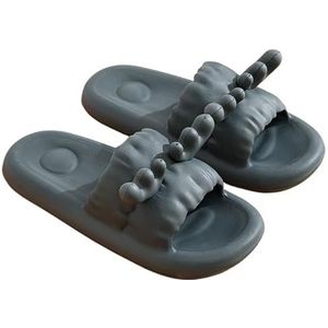 Non-slip Bathroom Slippers,Soft Slippers,Indoor And Outdoor Platform Pool Slippers Shower Slippers (Color : Deep Grey, Size : 44-45)