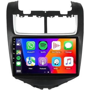 8-Core [4G 64G] Android 14 Autoradio Navi voor C-hevrolet AVEO (2014-2017) 9-inch Scherm 2 Din Radio met Draadloze Carplay Android Auto GPS Navigatie FM RDS Bluetooth SWC DSP MIC Camera,M400s