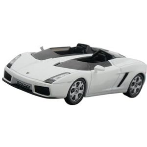 1:43 for Lamborghini Concept S Roadster Diecast Model Auto Miniatuur Voertuig Collectie Witte Speelgoed Auto